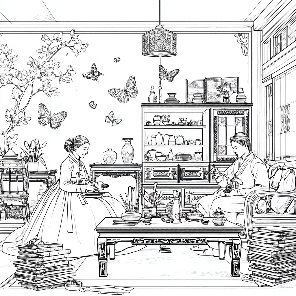 Spring Atelier of the Joseon Scholars