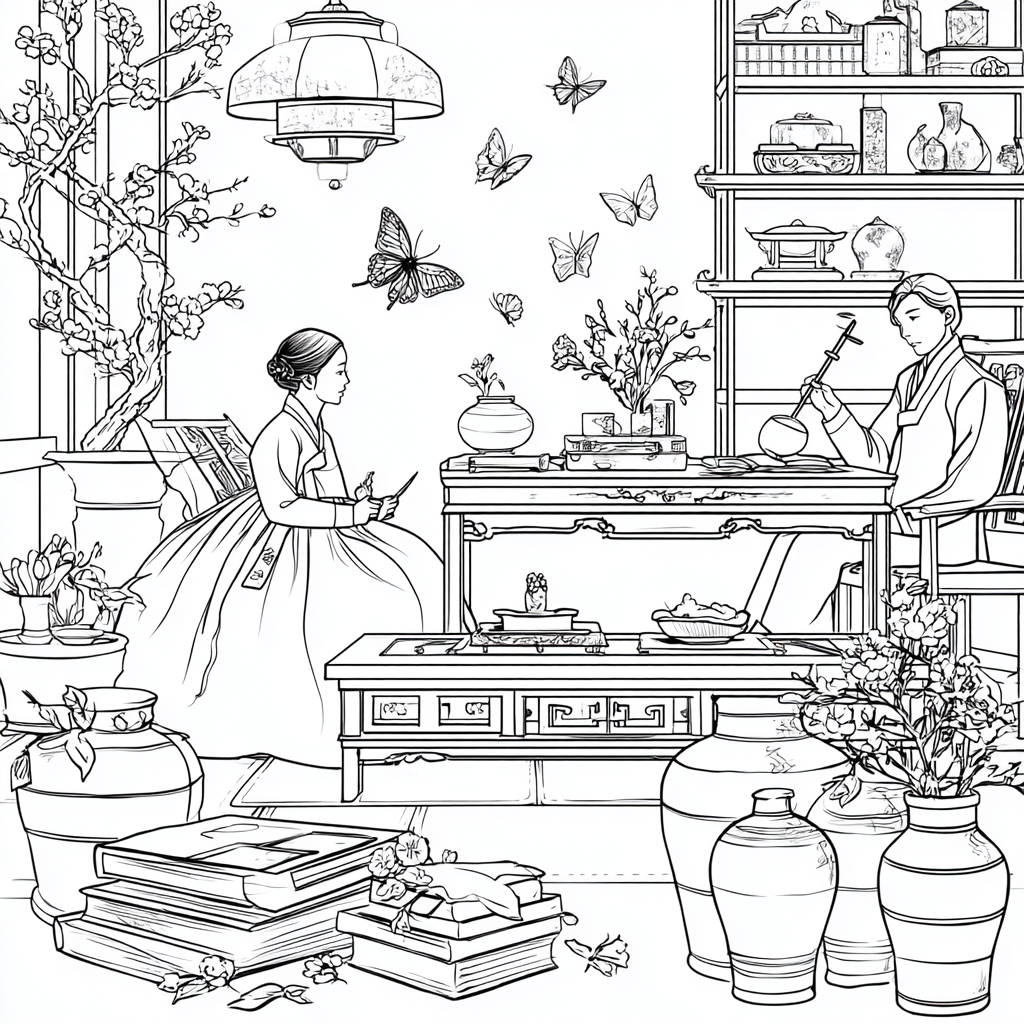 Spring Atelier of the Joseon Scholars