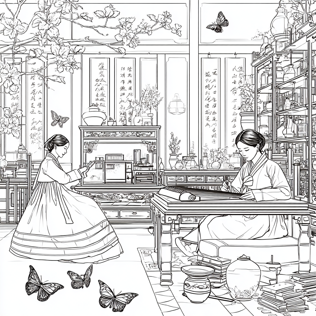 Spring Atelier of the Joseon Scholars