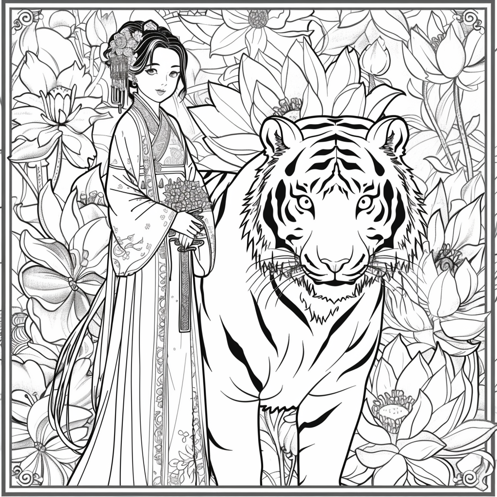 Tiger Guardian and the Lotus Princess