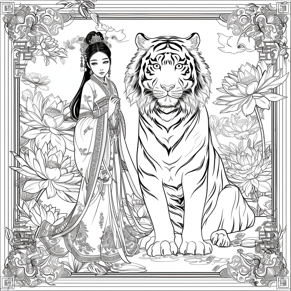 Tiger Guardian and the Lotus Princess