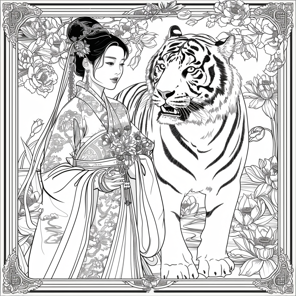Tiger Guardian and the Lotus Princess