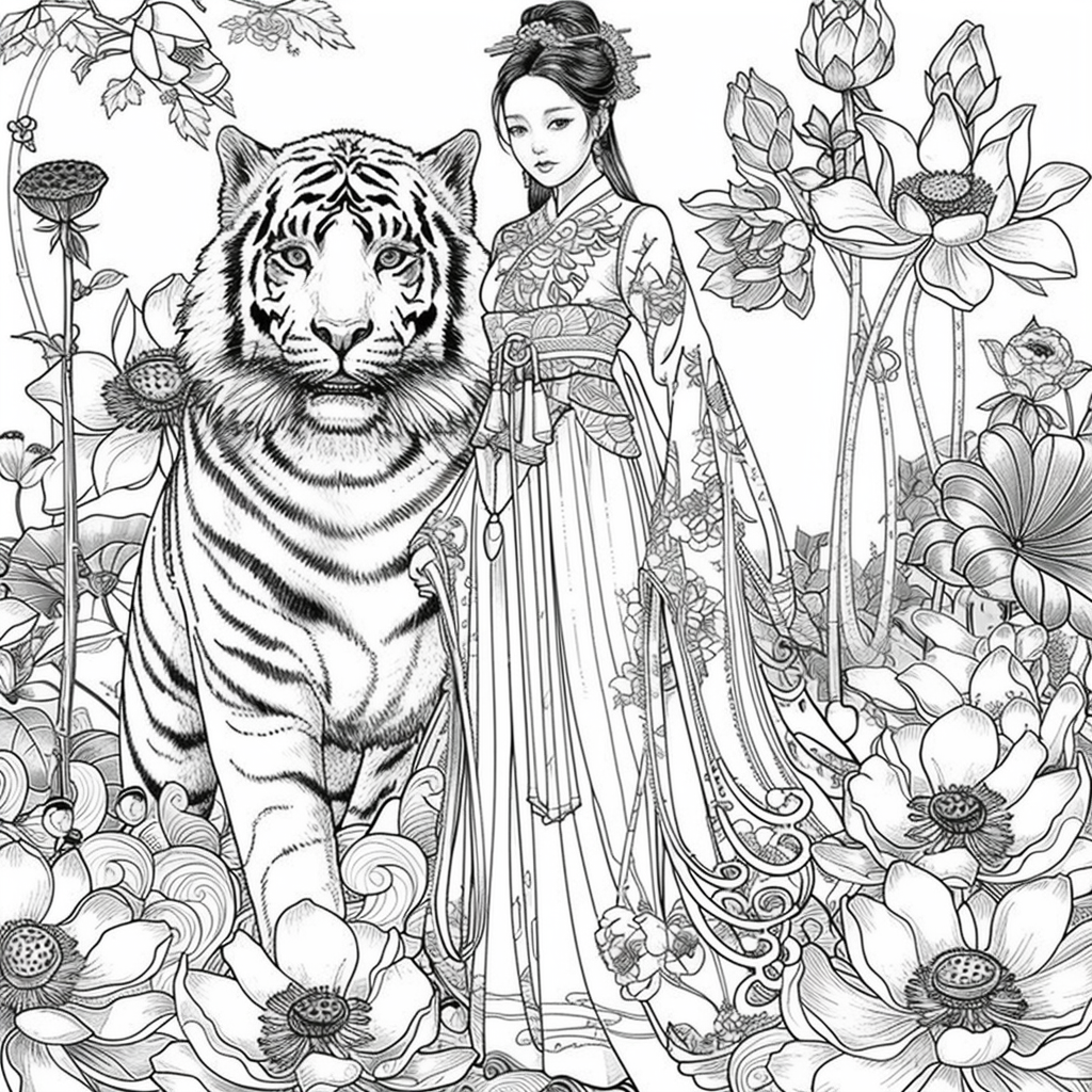 Tiger Guardian and the Lotus Princess