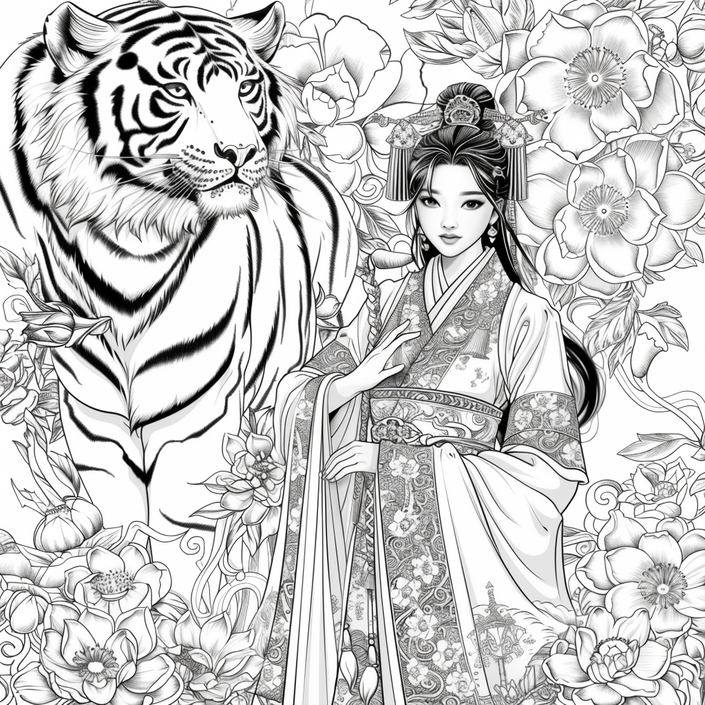 Tiger Guardian and the Lotus Princess