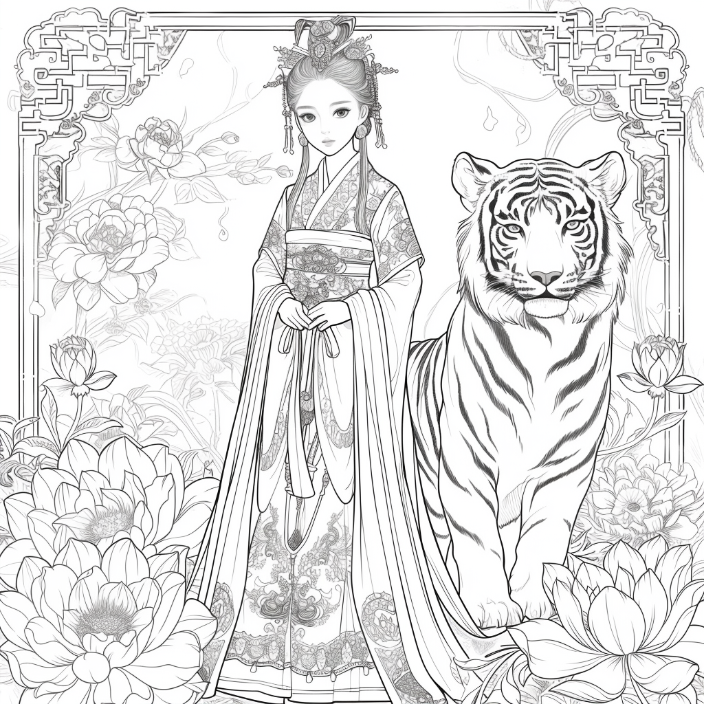 Tiger Guardian and the Lotus Princess