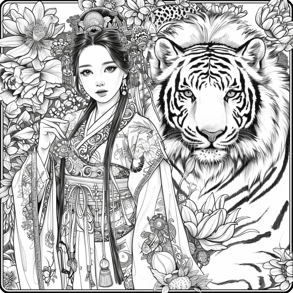 Tiger Guardian and the Lotus Princess