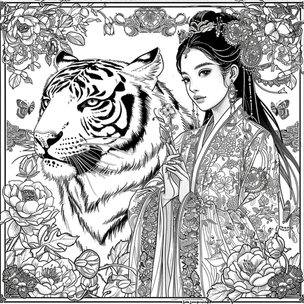 Tiger Guardian and the Lotus Princess