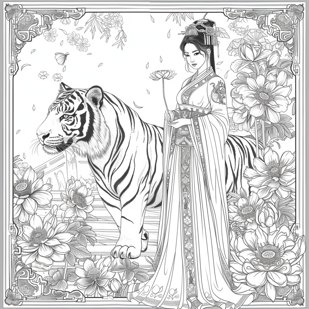 Tiger Guardian and the Lotus Princess
