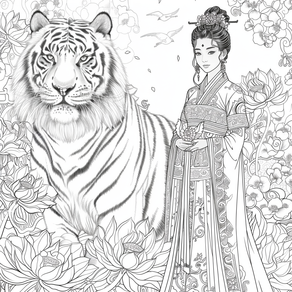 Tiger Guardian and the Lotus Princess