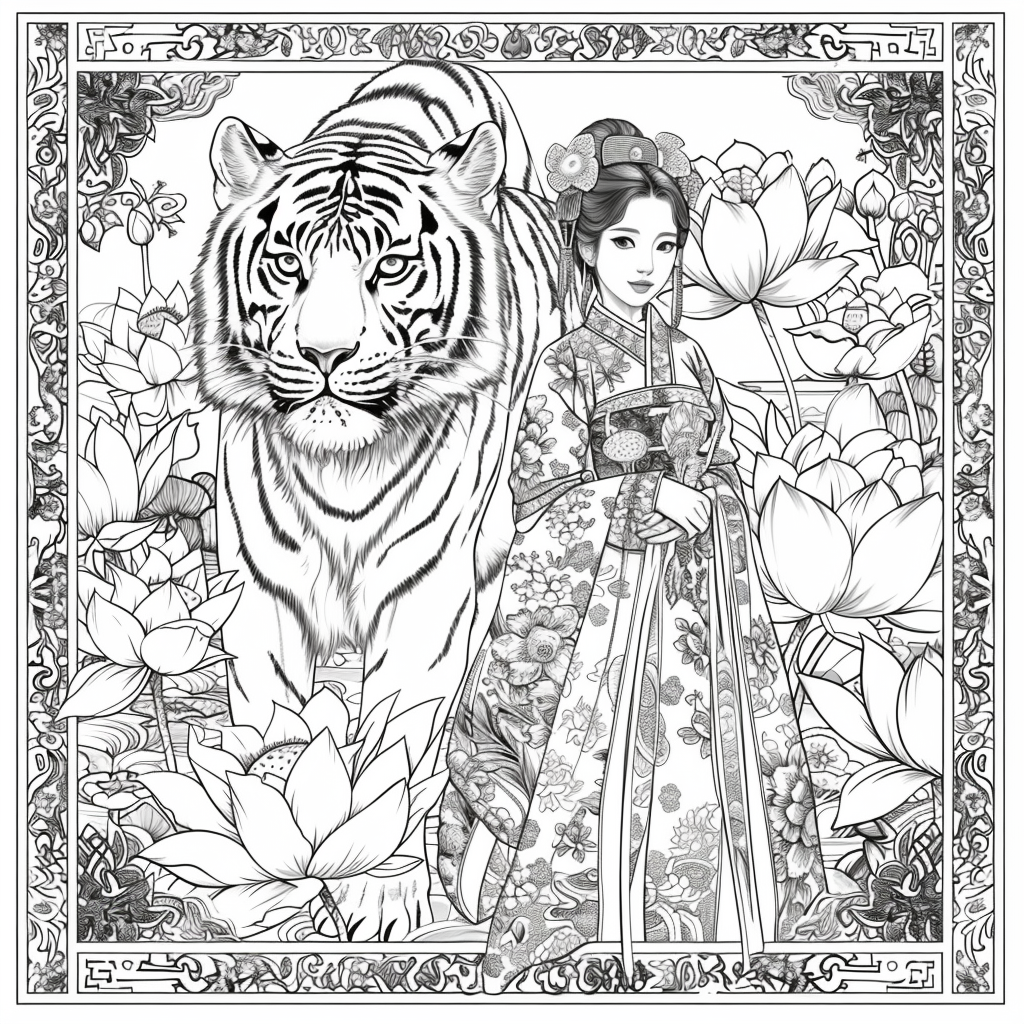 Tiger Guardian and the Lotus Princess