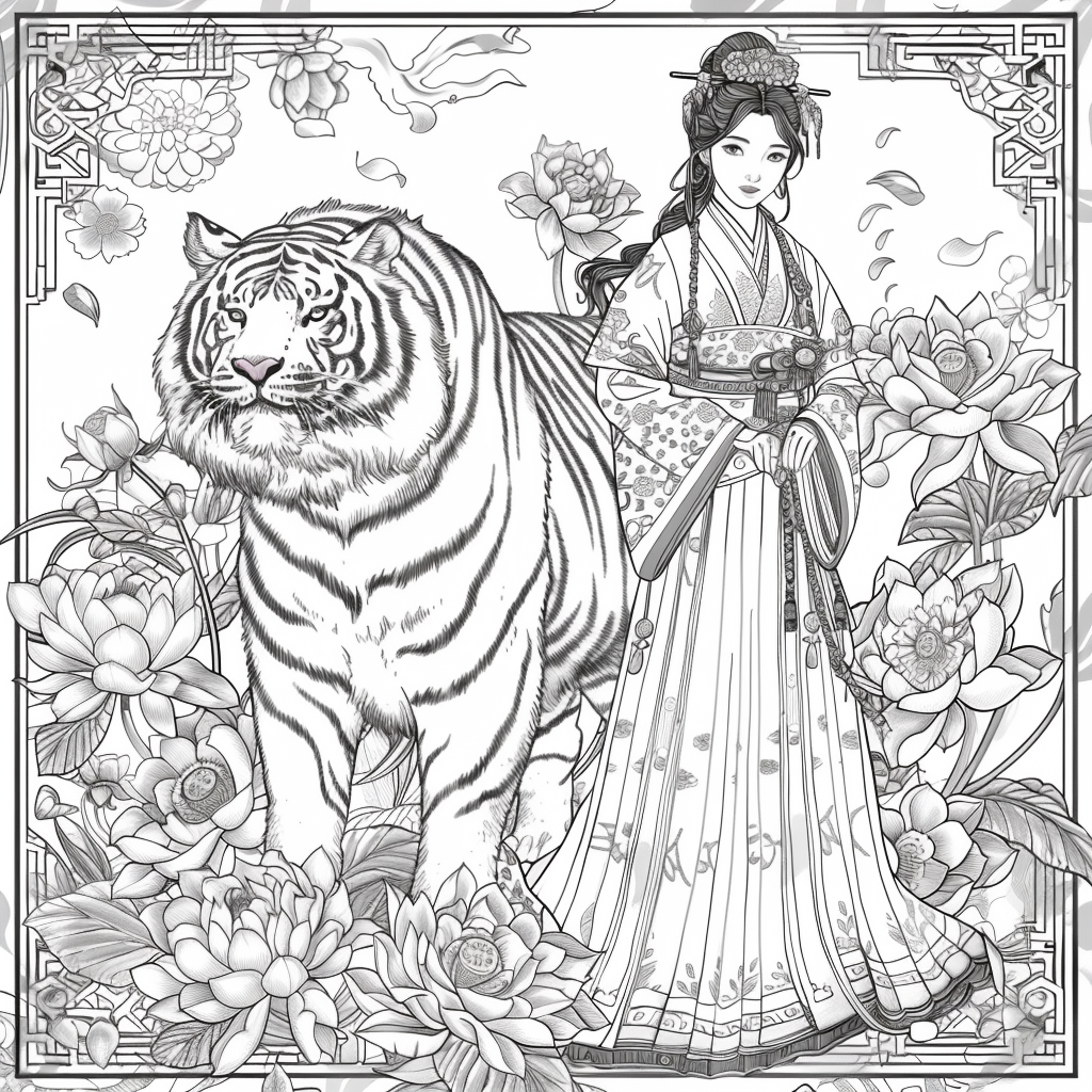Tiger Guardian and the Lotus Princess