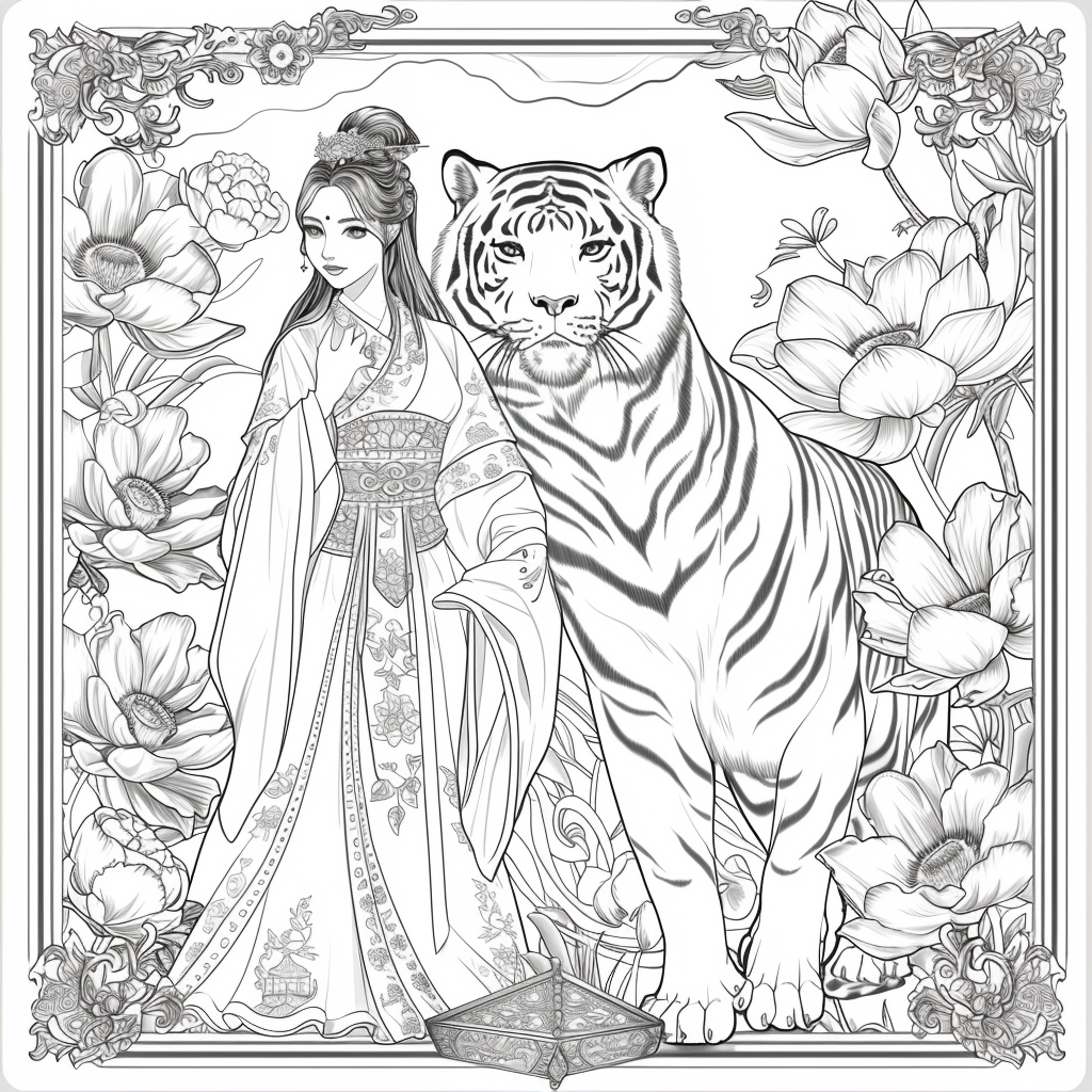 Tiger Guardian and the Lotus Princess