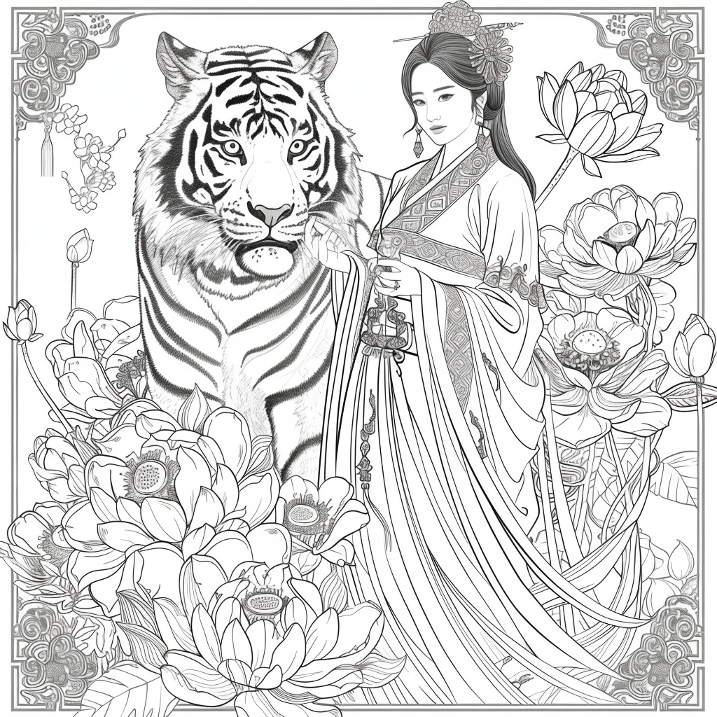 Tiger Guardian and the Lotus Princess