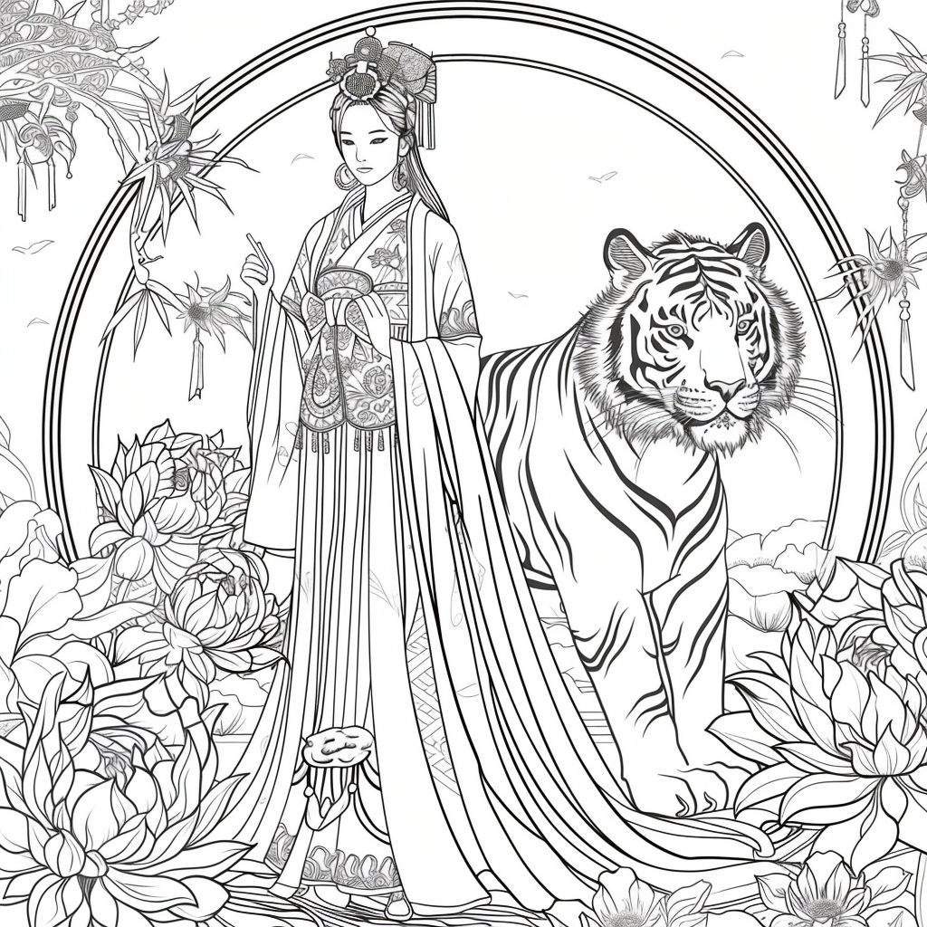 Tiger Guardian and the Lotus Princess