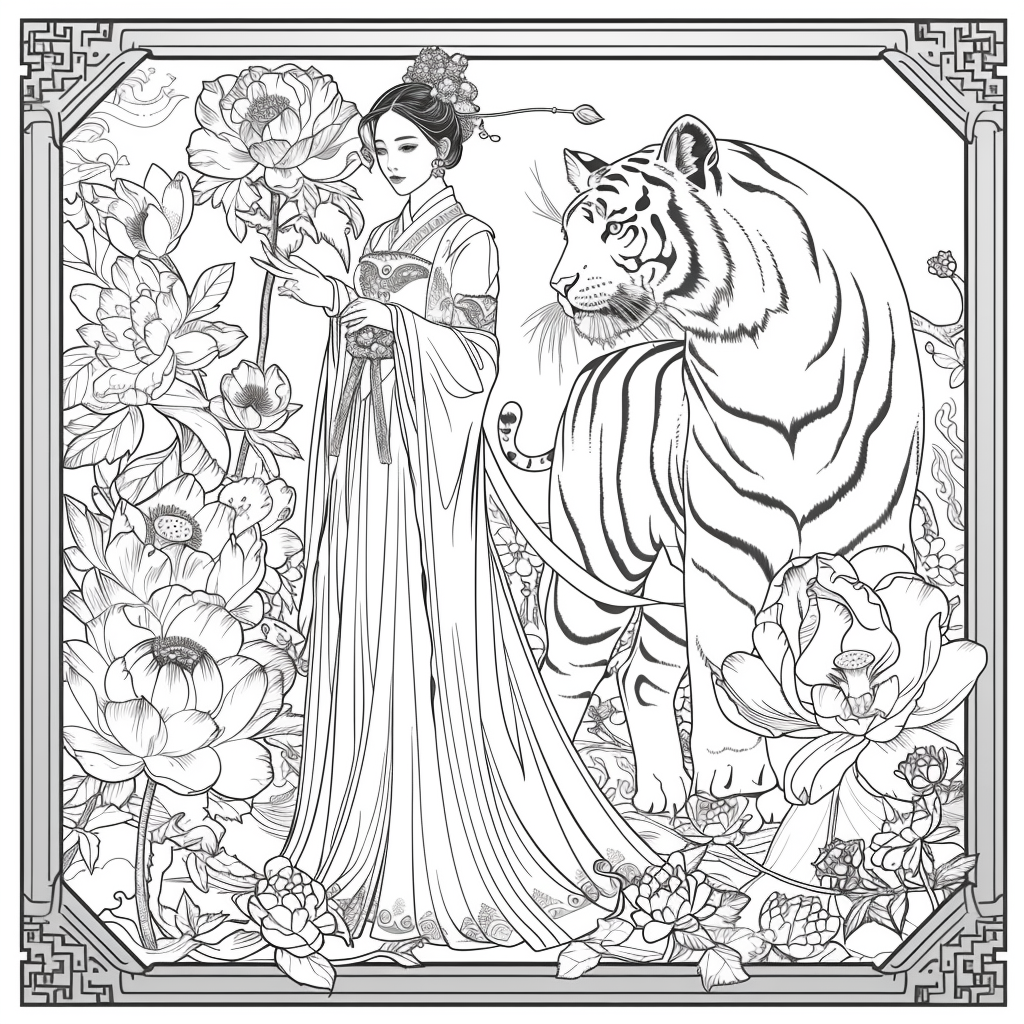 Tiger Guardian and the Lotus Princess