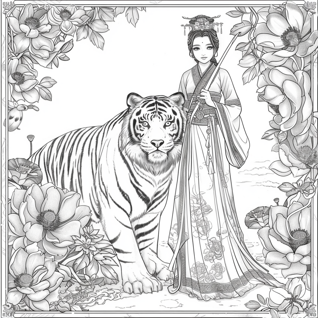 Tiger Guardian and the Lotus Princess