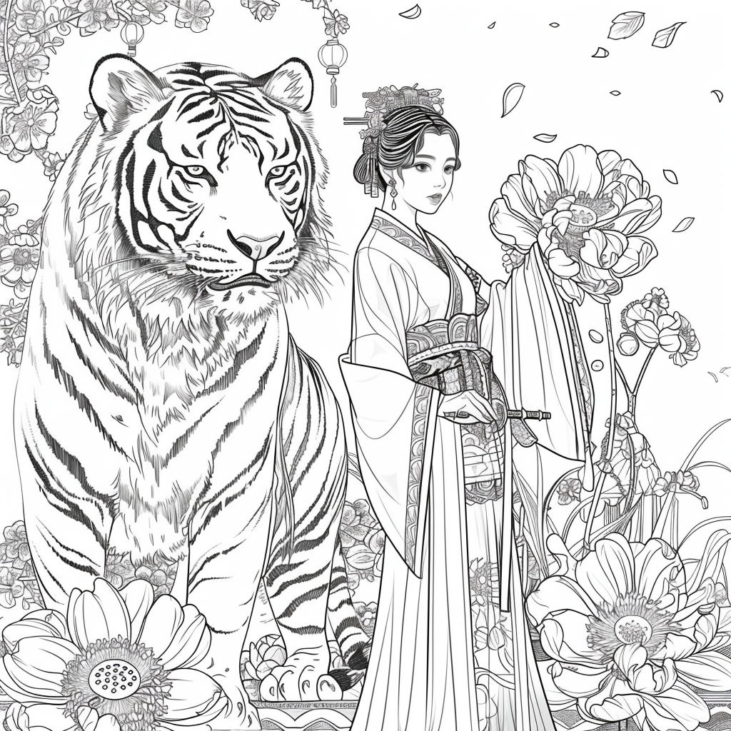 Tiger Guardian and the Lotus Princess