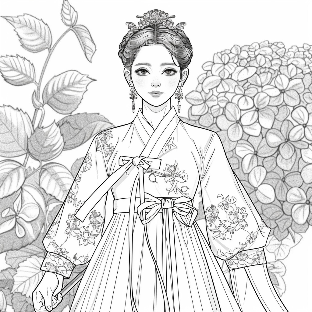 Blooming Walk of the Spring Hanbok Maiden
