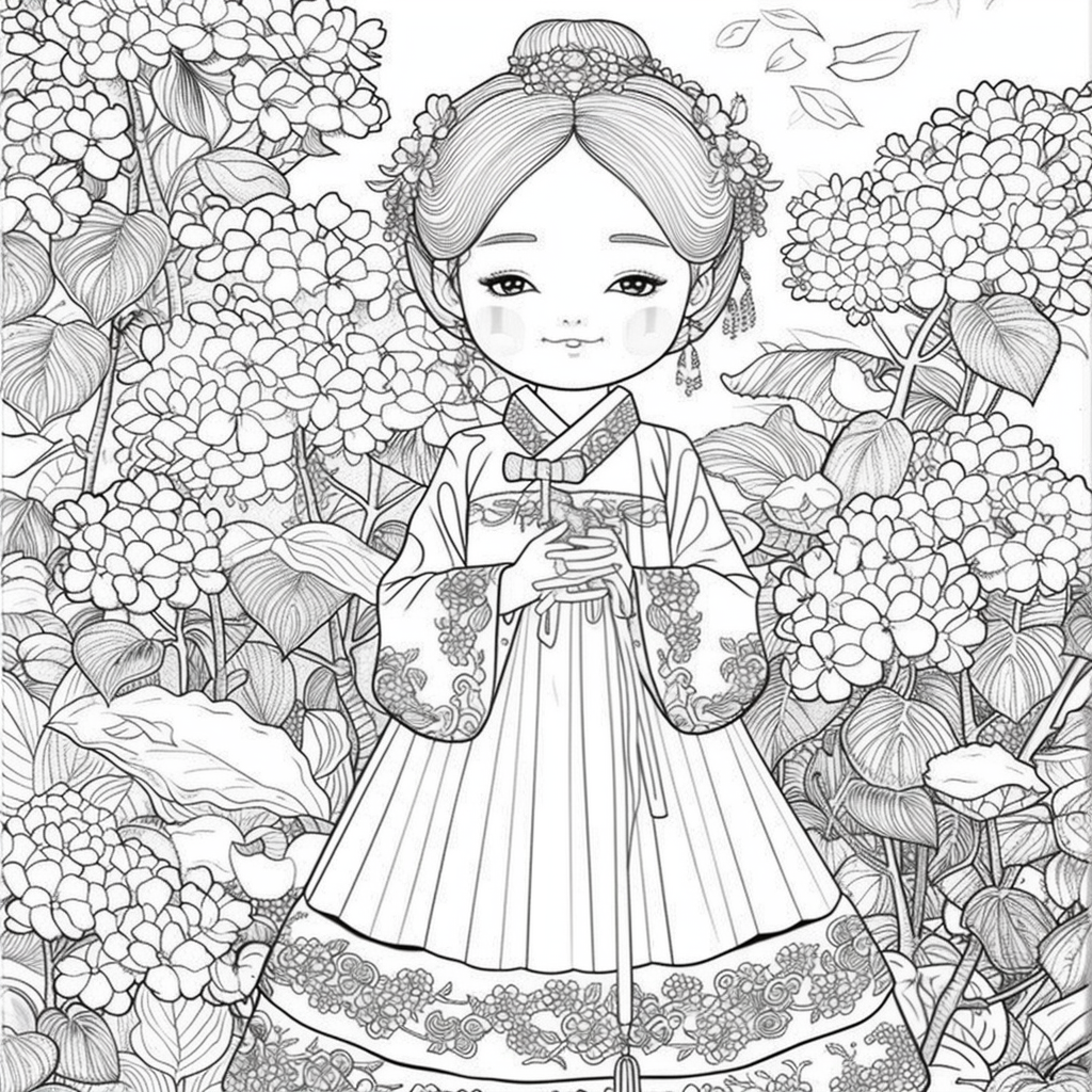 Blooming Walk of the Spring Hanbok Maiden