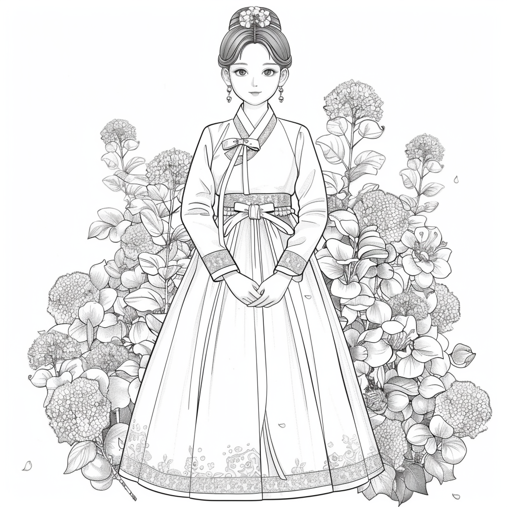 Blooming Walk of the Spring Hanbok Maiden