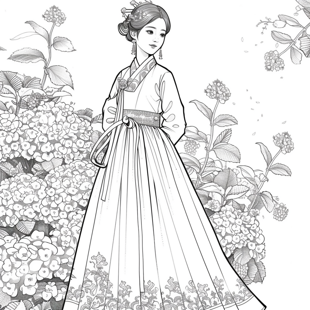 Blooming Walk of the Spring Hanbok Maiden