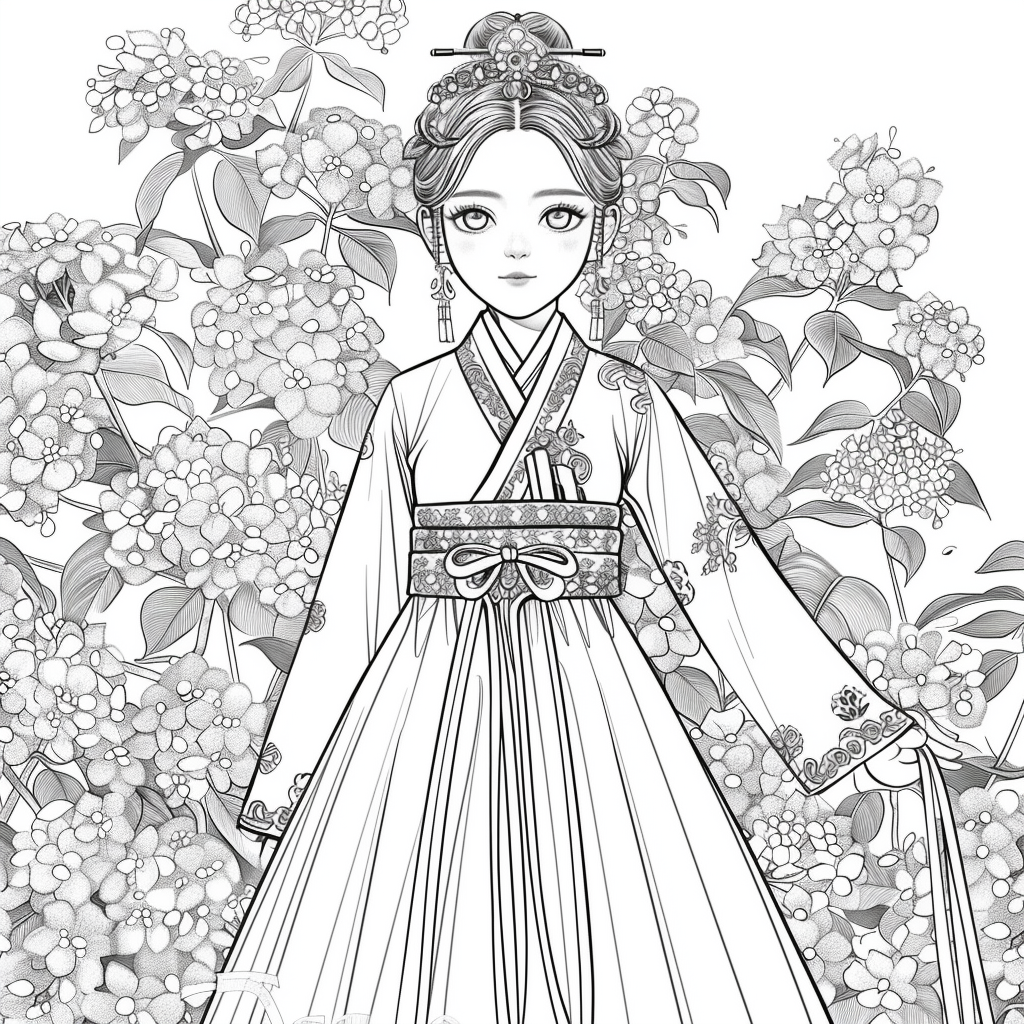 Blooming Walk of the Spring Hanbok Maiden