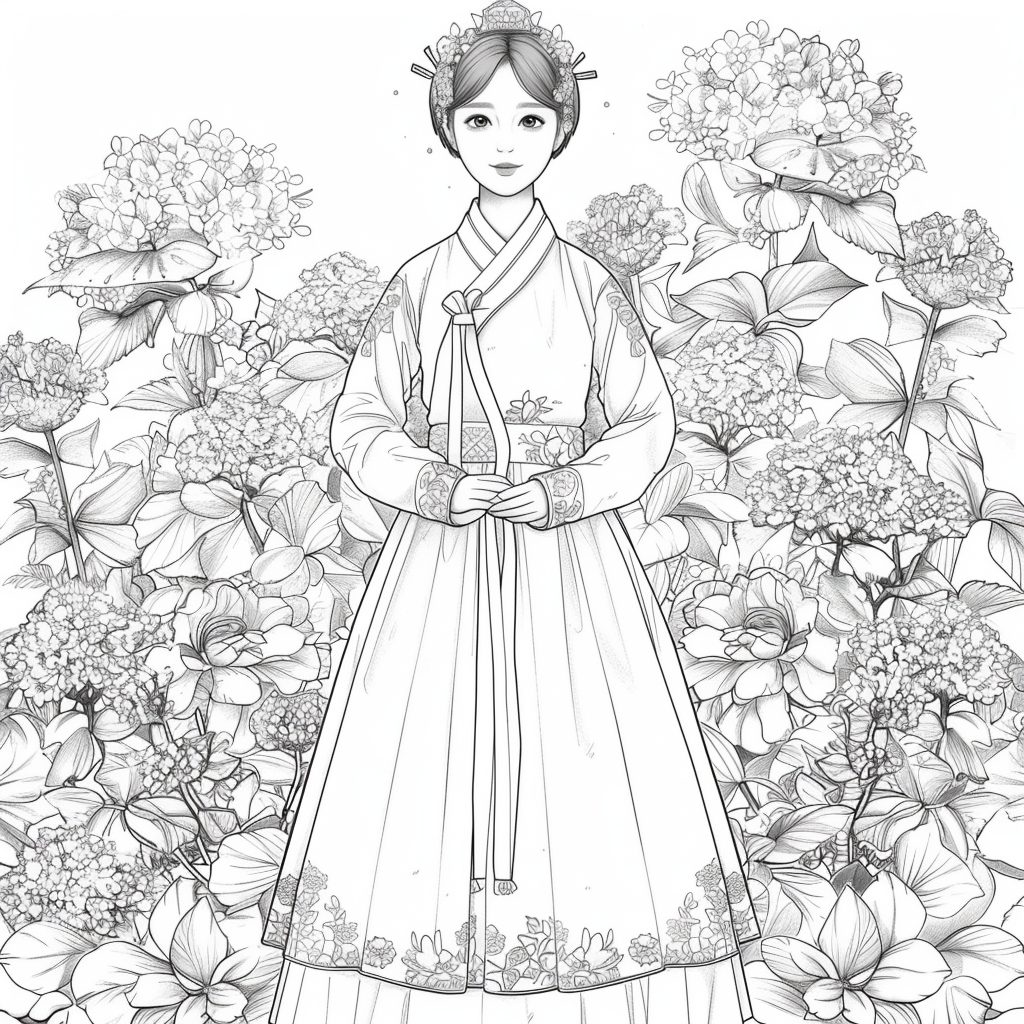 Blooming Walk of the Spring Hanbok Maiden