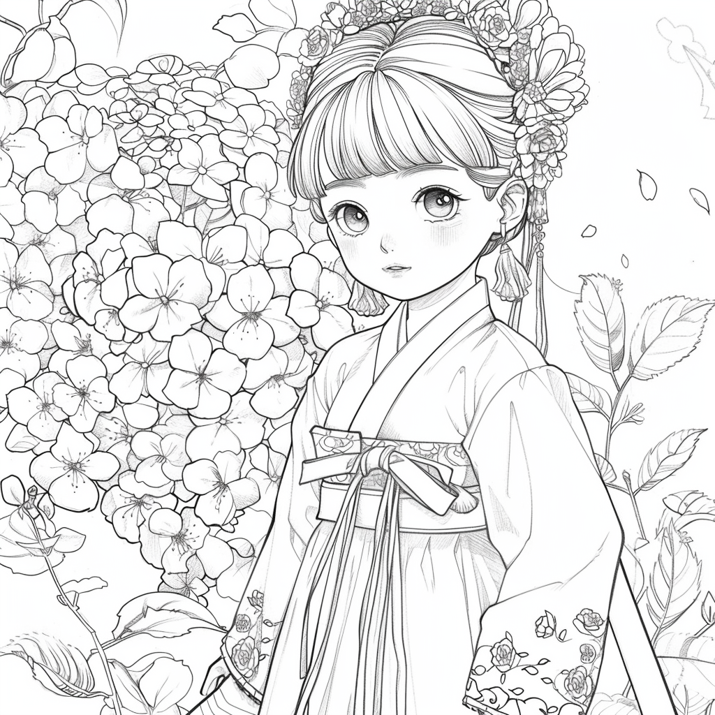 Blooming Walk of the Spring Hanbok Maiden