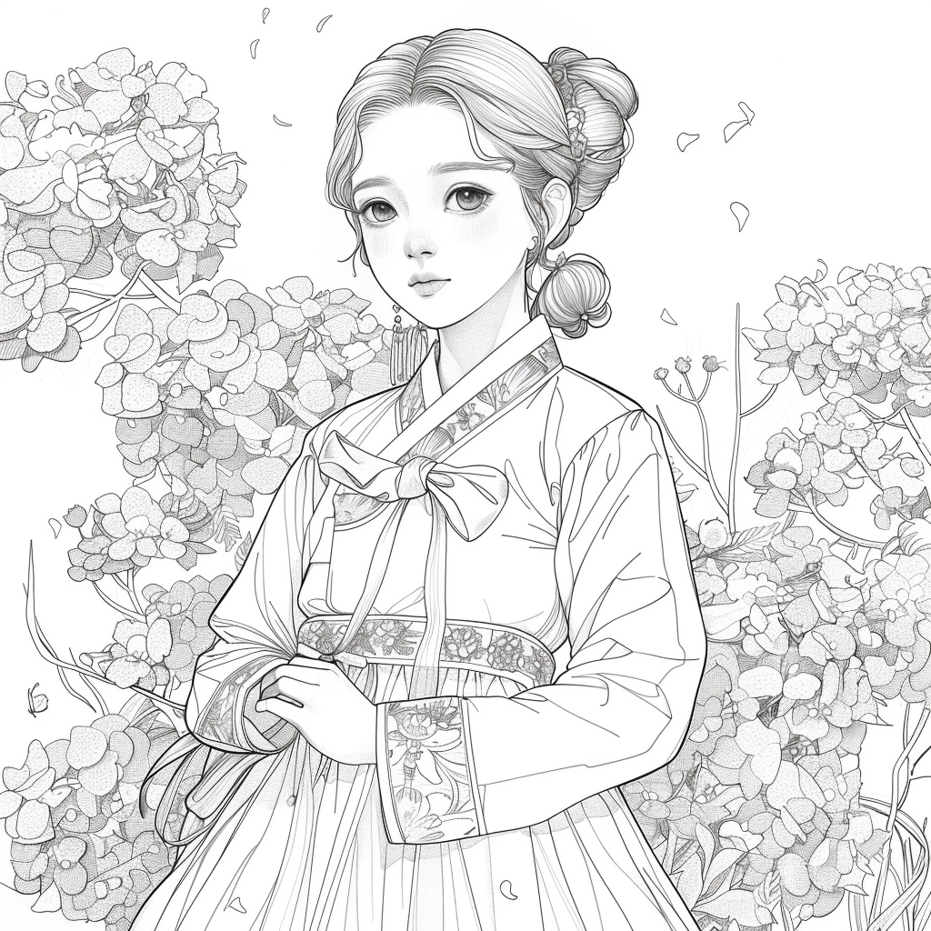 Blooming Walk of the Spring Hanbok Maiden