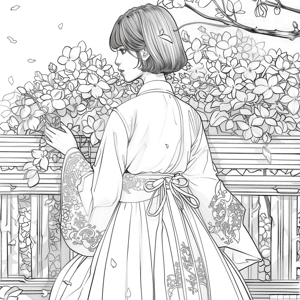 Blooming Walk of the Spring Hanbok Maiden