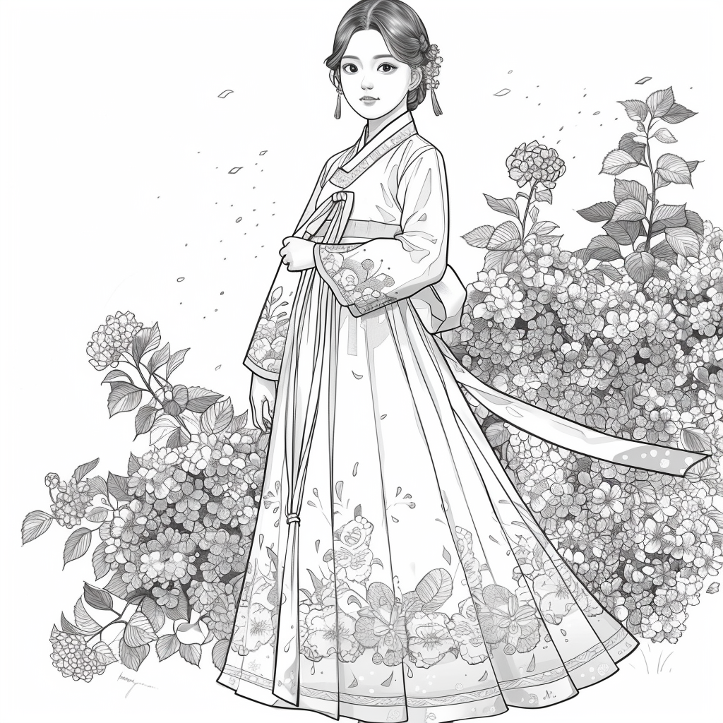 Blooming Walk of the Spring Hanbok Maiden