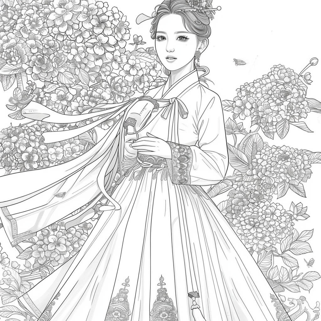 Blooming Walk of the Spring Hanbok Maiden