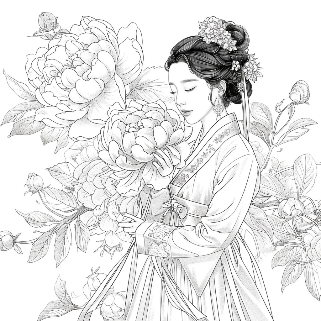 The Golden Blossom Maiden