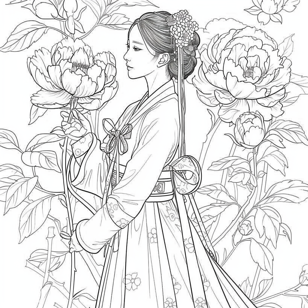 The Golden Blossom Maiden