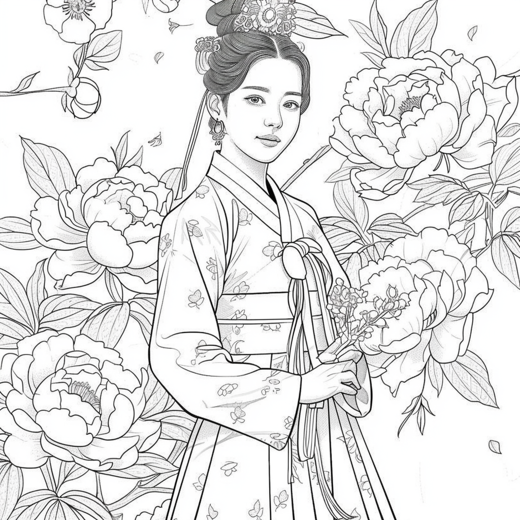 The Golden Blossom Maiden