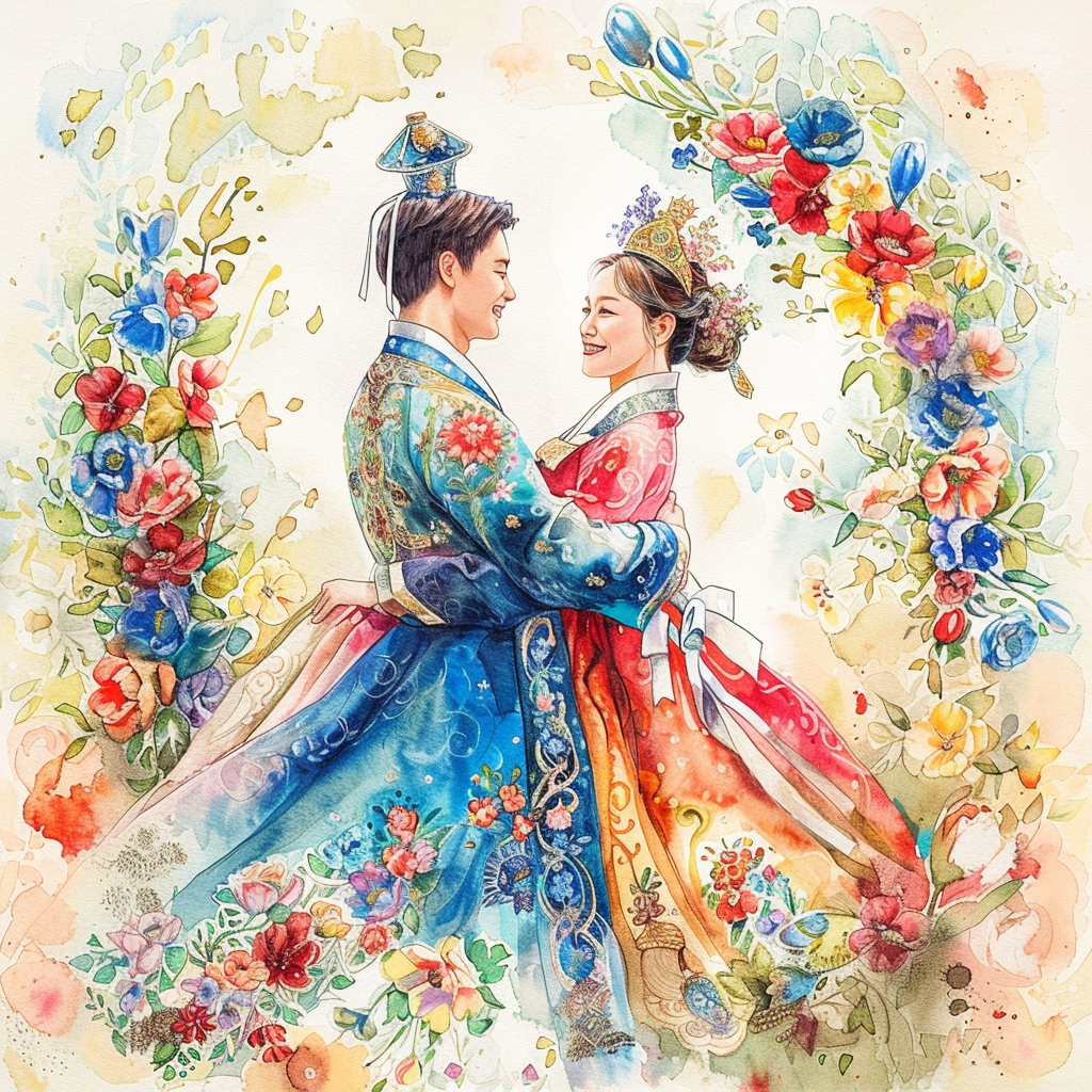 Eternal Promise – Traditional Korean Wedding in Bloom