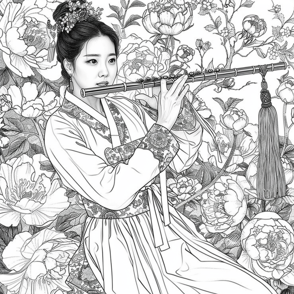 Melody Among Peonies