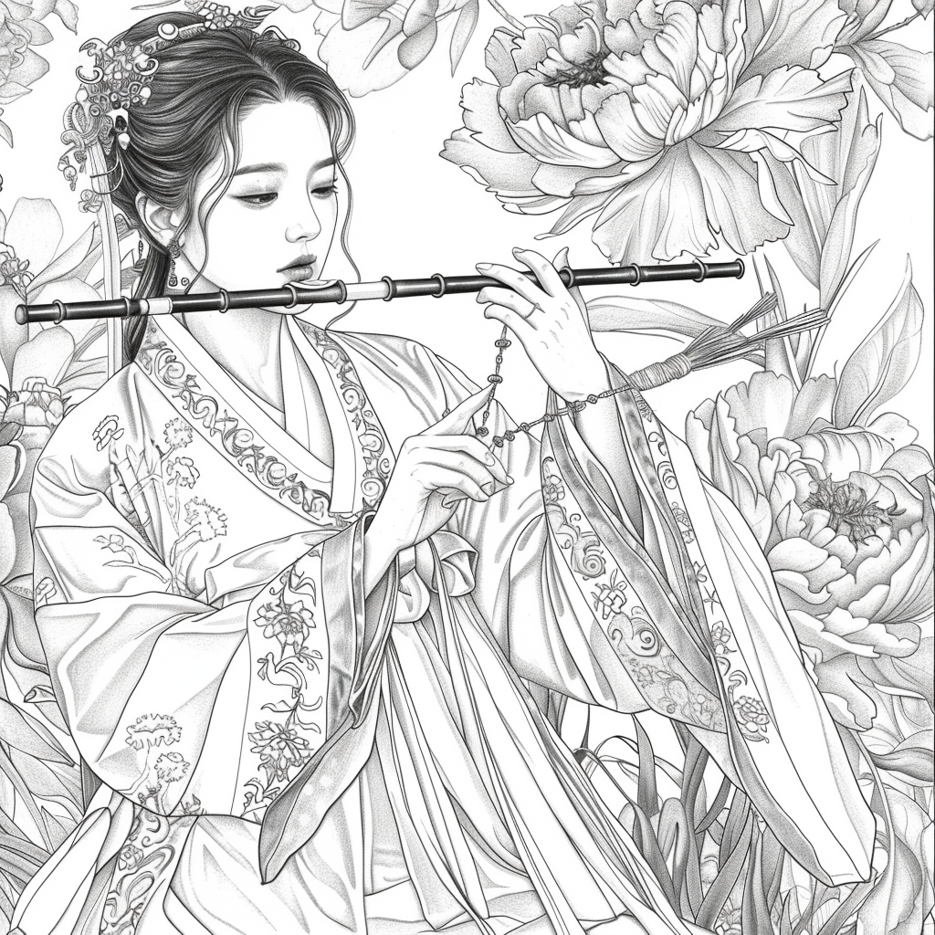 Melody Among Peonies