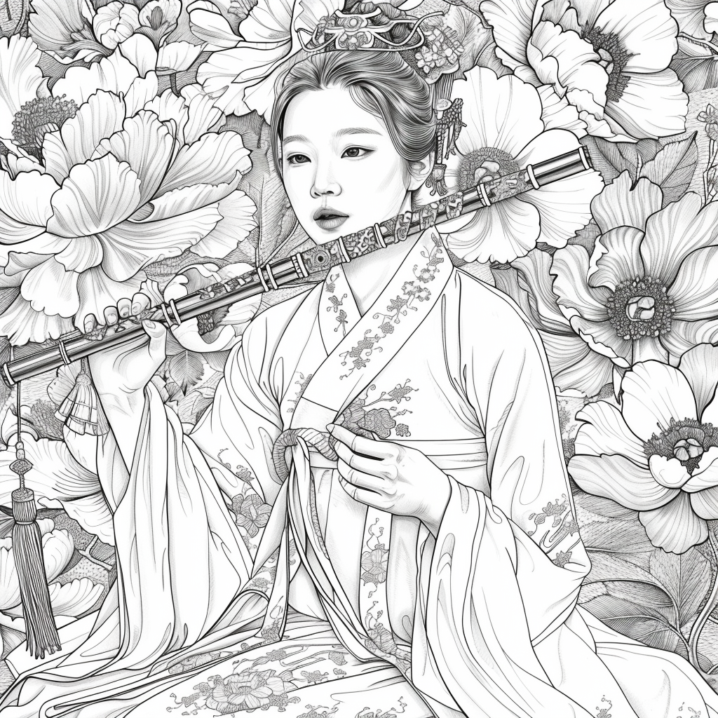 Melody Among Peonies