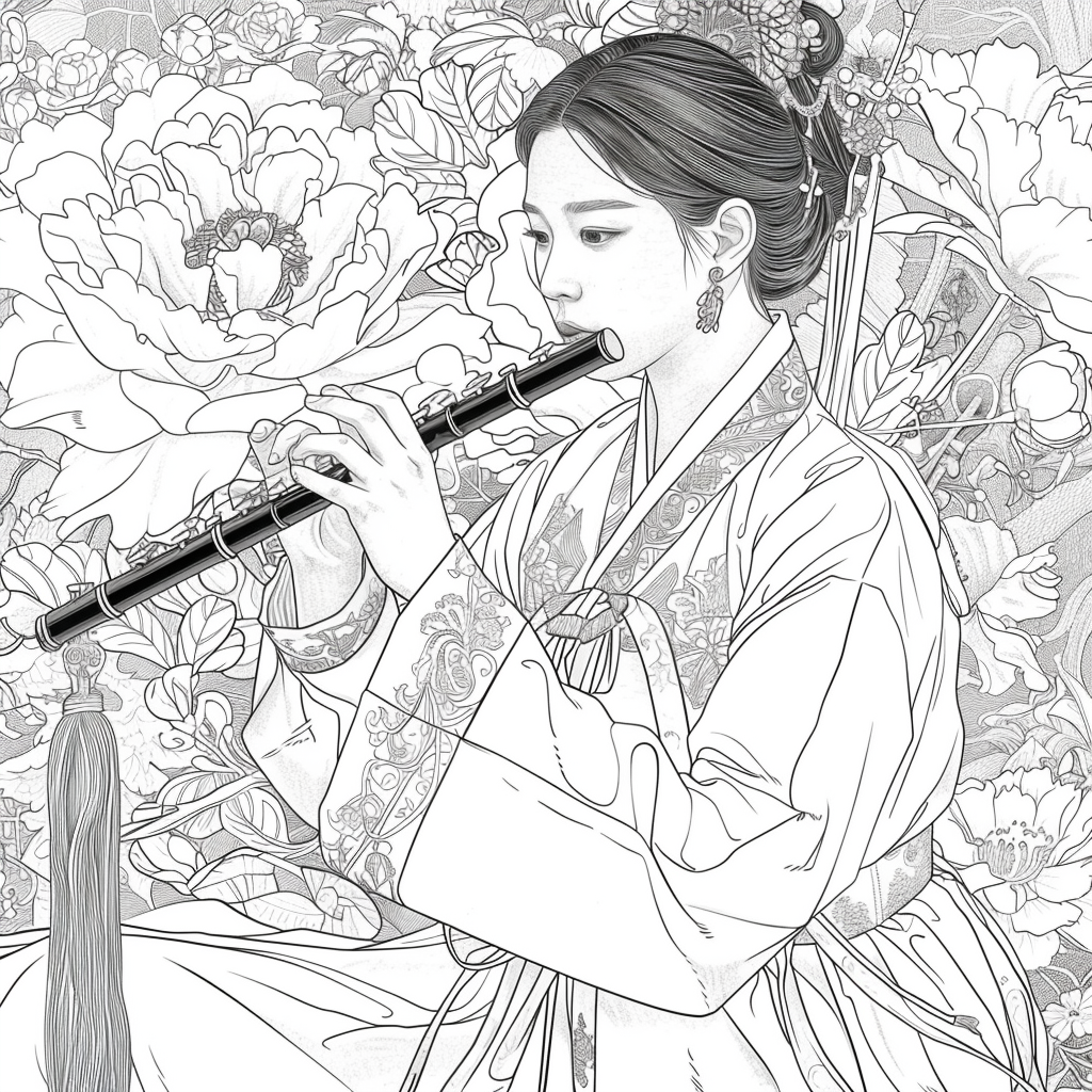 Melody Among Peonies