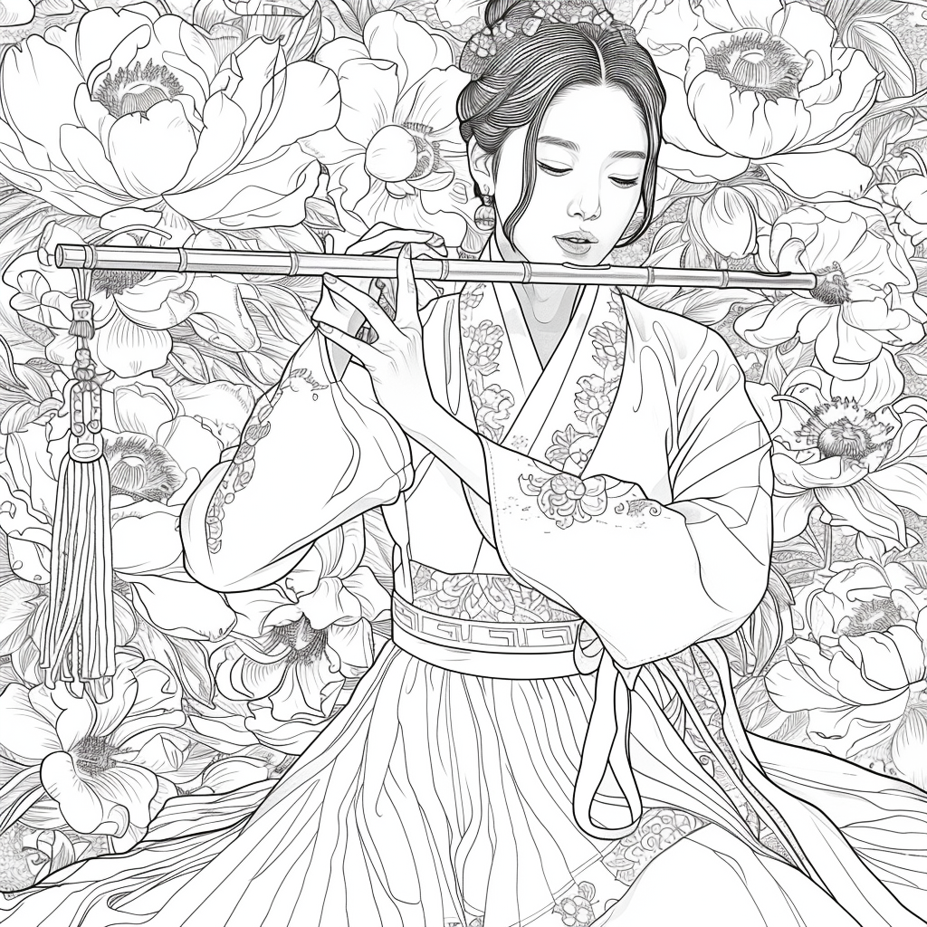 Melody Among Peonies