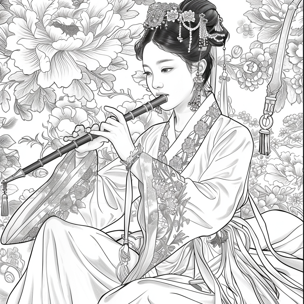 Melody Among Peonies