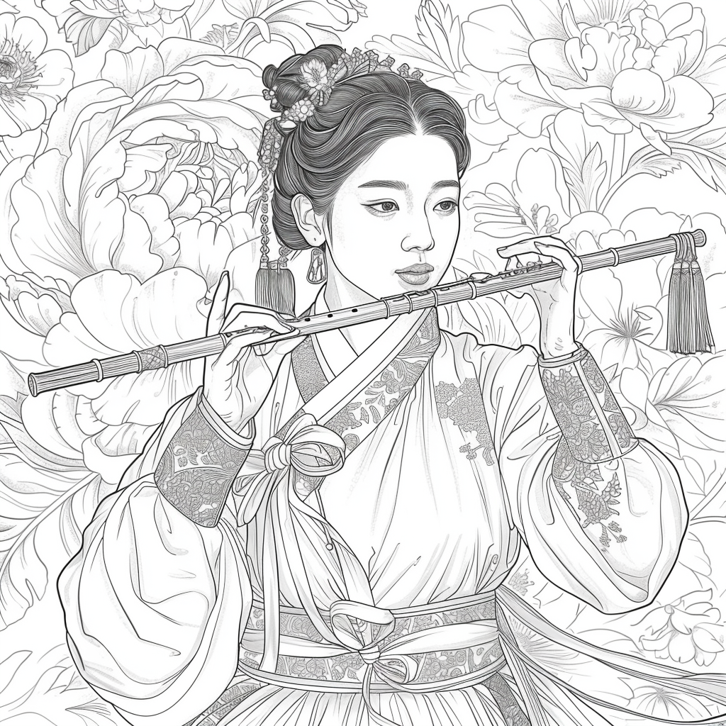 Melody Among Peonies