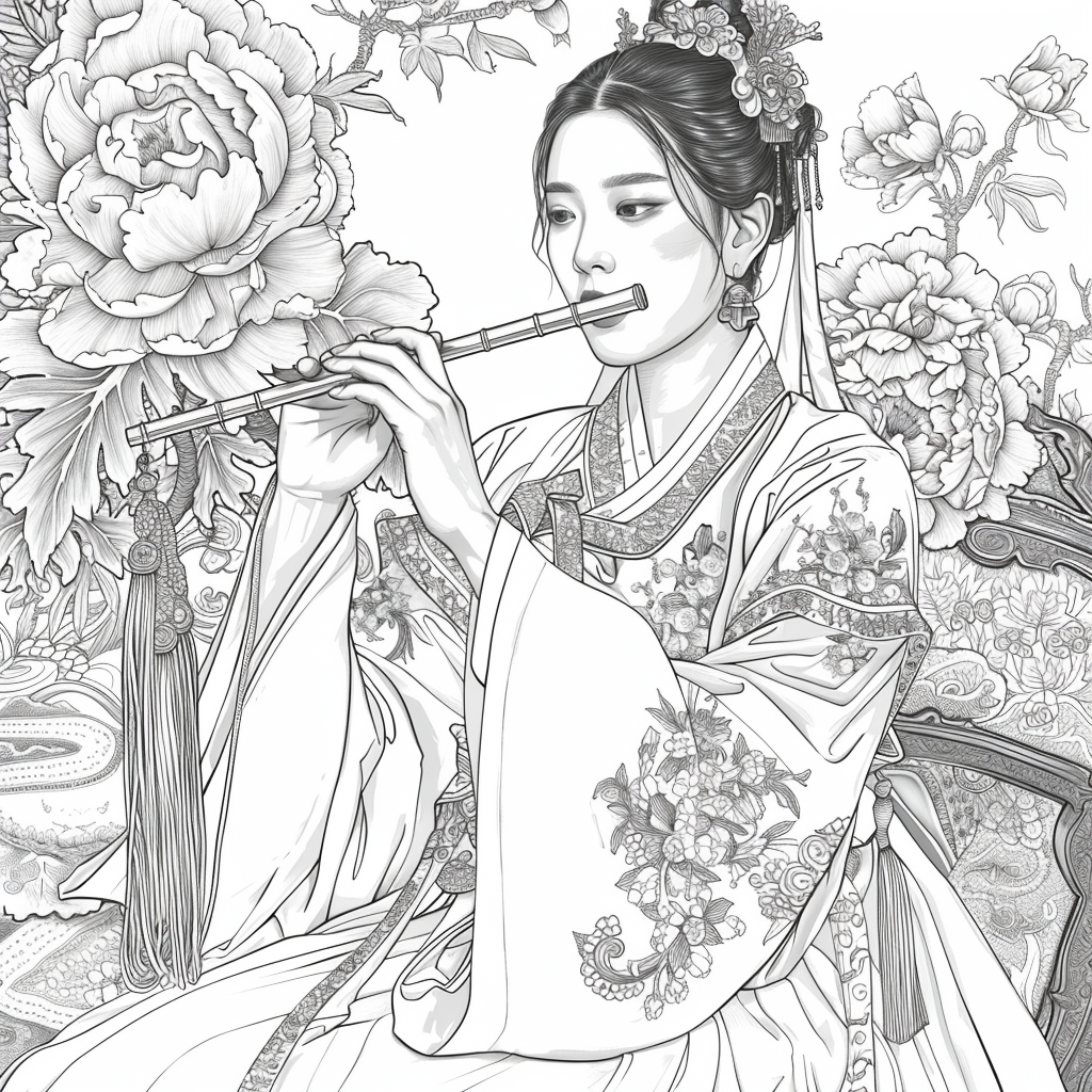 Melody Among Peonies