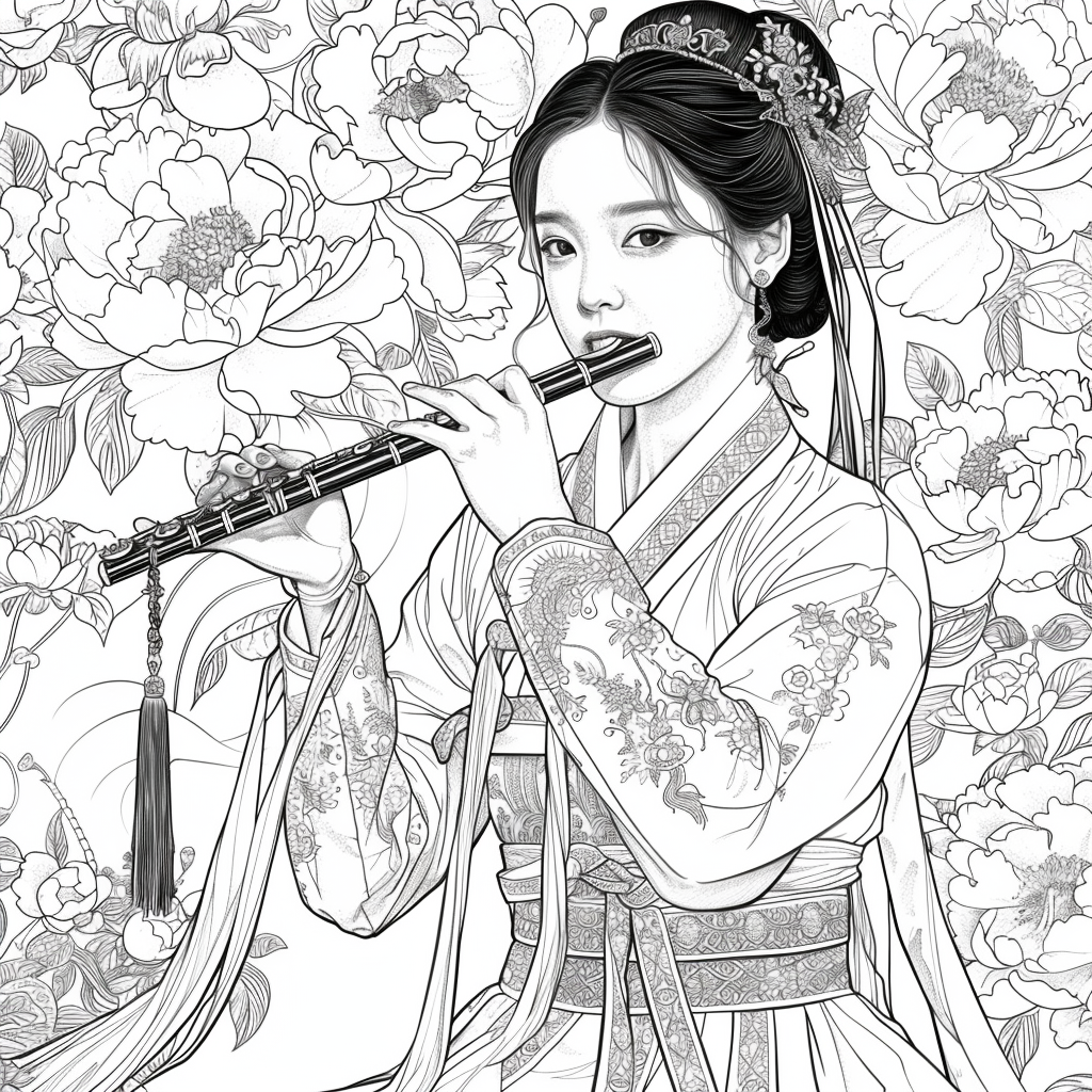 Melody Among Peonies