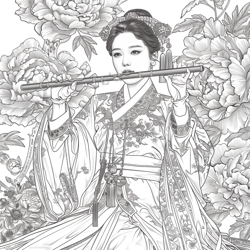 Melody Among Peonies