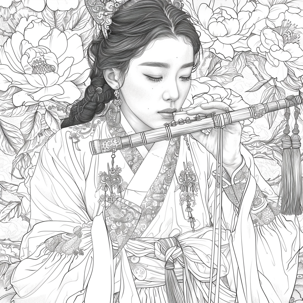 Melody Among Peonies