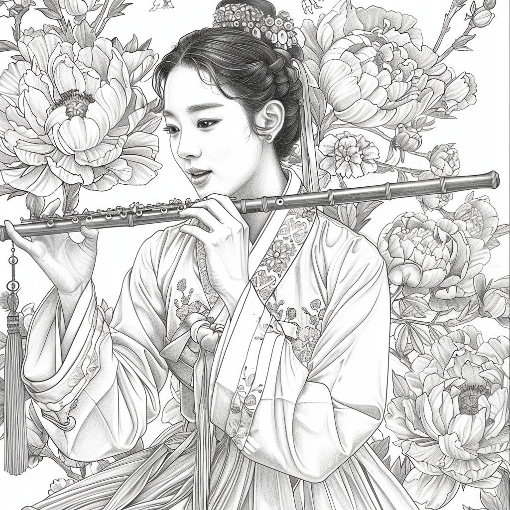 Melody Among Peonies