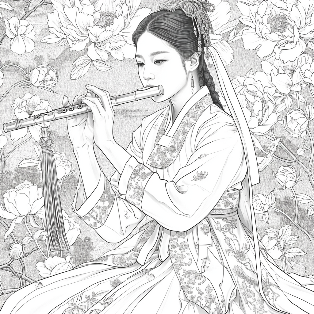 Melody Among Peonies