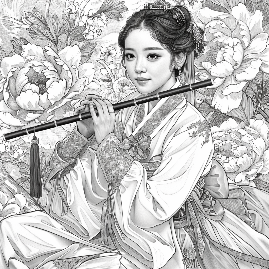 Melody Among Peonies